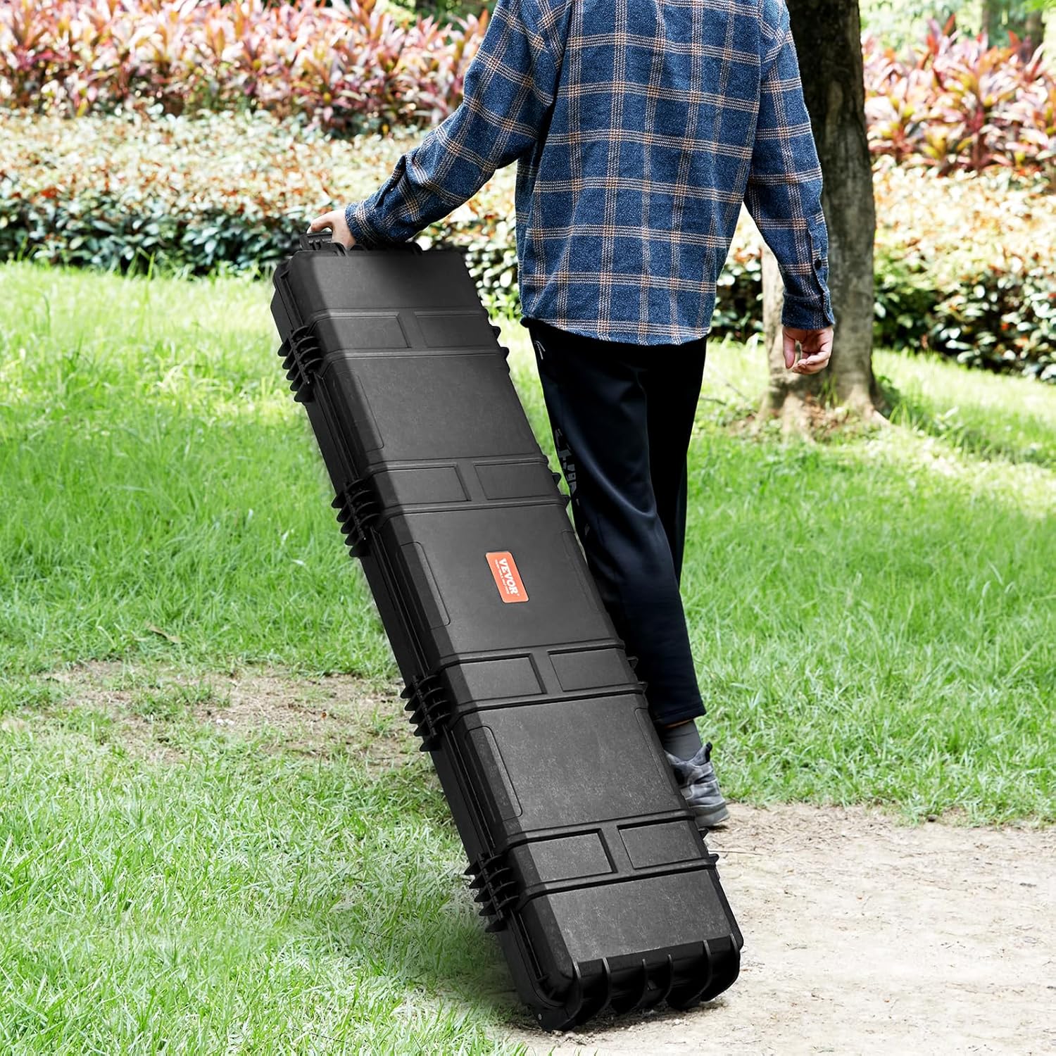 VEVOR Rifle Case, Rifle Hard Case with 4 Layers Fully-protective Foams, Lockable Hard Gun Case with Wheels, IP67 Waterproof & Crushproof, for Rifles or Shotguns - Image 8
